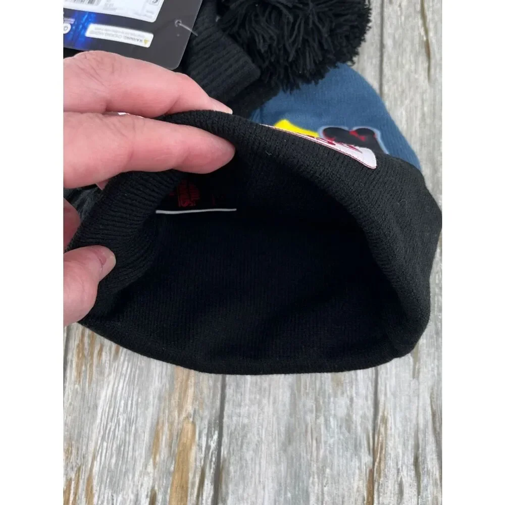 Stranger Things Beanie Hat With Pom Pom & Glove Set